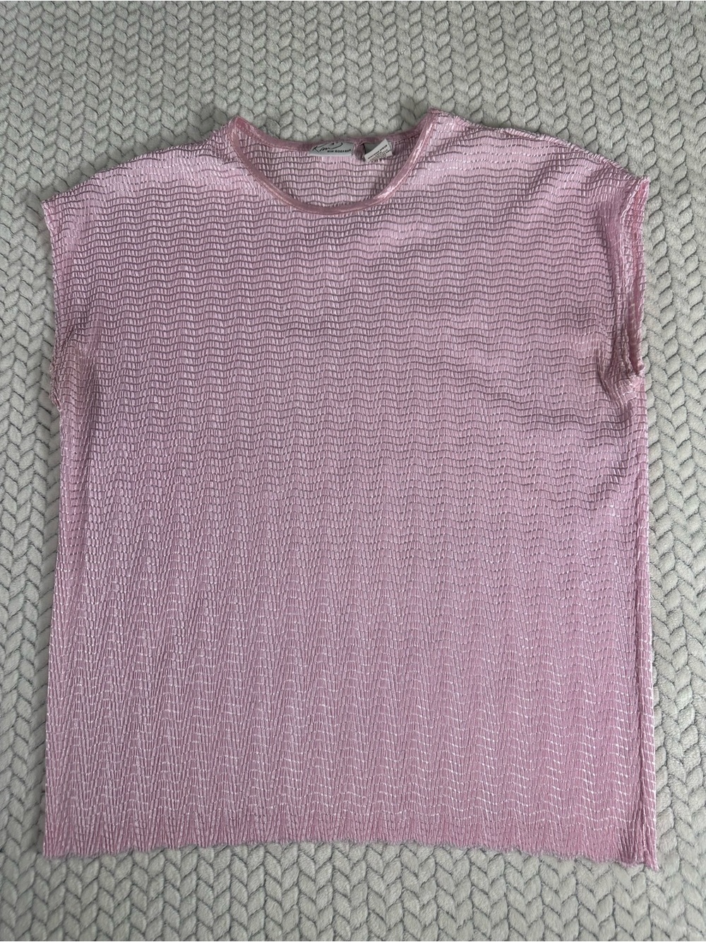 Kim Rogers Pink Top Sz Large Causal Comfy